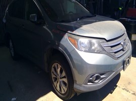 2012 HONDA CR-V. GREEN, EX-L MODEL, 2.4L, AT, AWD.  A26292